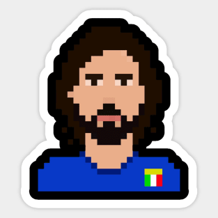 Pirlo 8bit Sticker